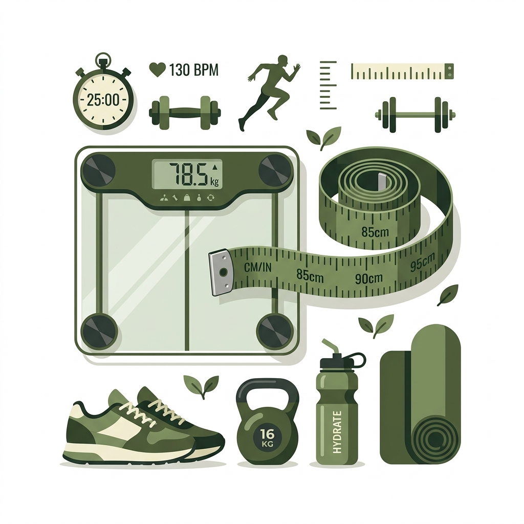 Soldier exercising on outdoor fields under military tape requirements